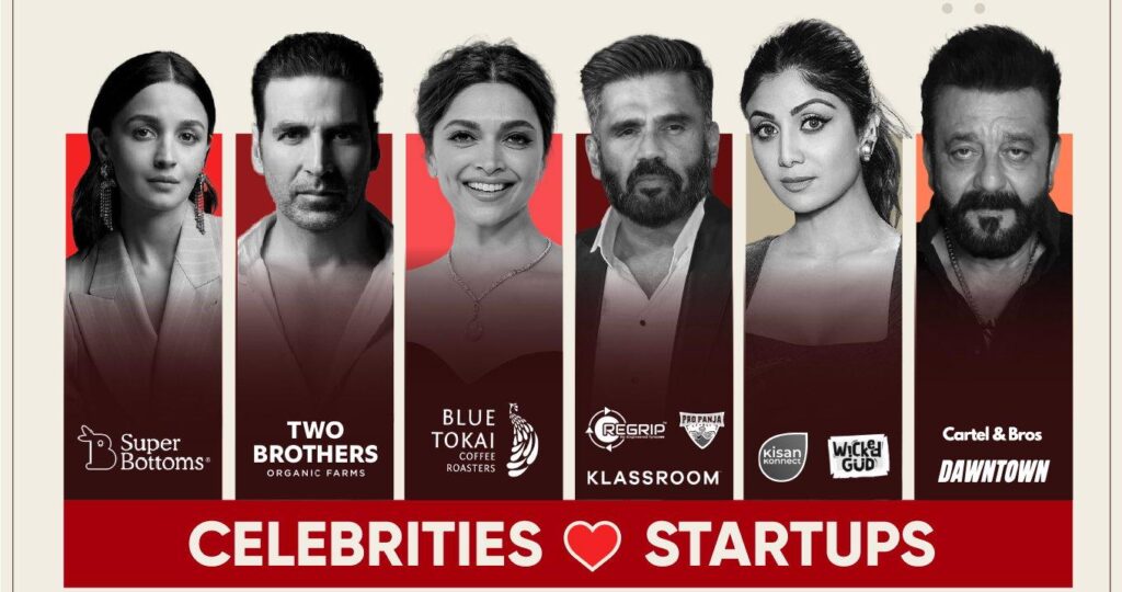 celebrity startups