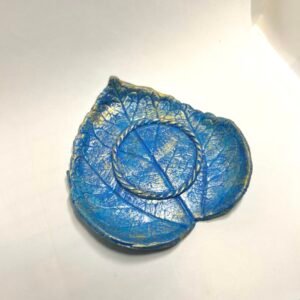 navy blue diya holder