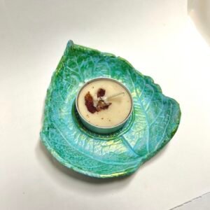 GREEN LEAF DIYA HOLDER