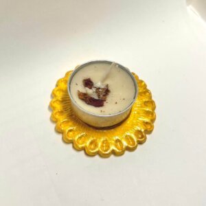 sunflower diya holder