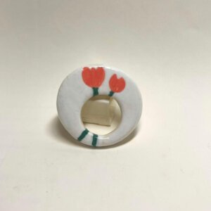 tulip brooch