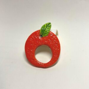 grapefruit brooch