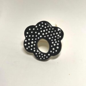 polka dot brooch