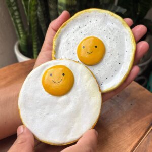 happy eggs fridge magnet